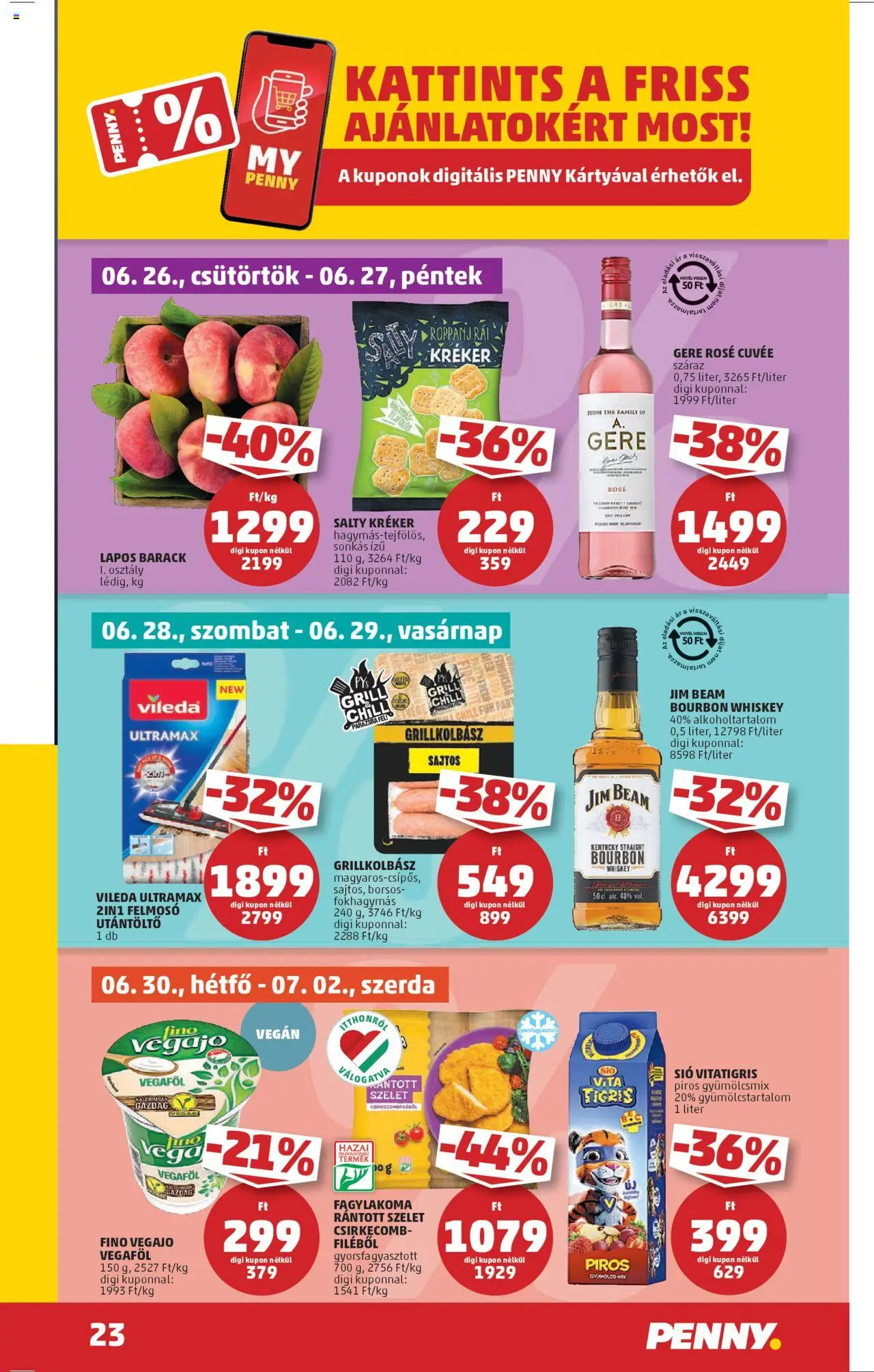 PENNY akciós ujság - amely érvényes a következő dátumtól: 26.06.2025 | Oldal: 27