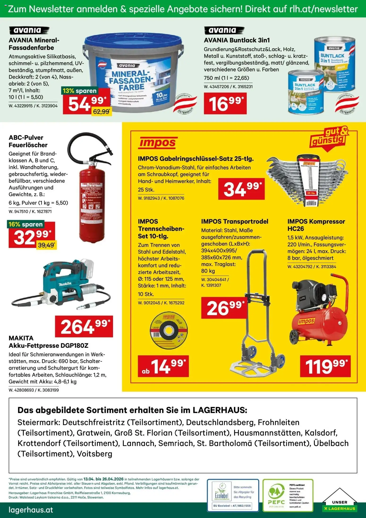 Lagerhaus Wochen Angebote gültig ab 13.04.2026 | Seite: 6 | Produkte: Gewicht