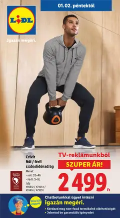 Lidl - Nonfood kínálatunk - amely érvényes a következő dátumtól: 02.01.2026