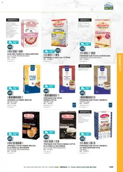 METRO - Prévisualisation de #METRO Restauration a table valide à partir de 02.03.2025 | Page: 109 | Produits: Citron, Mascarpone, Livre, Crème