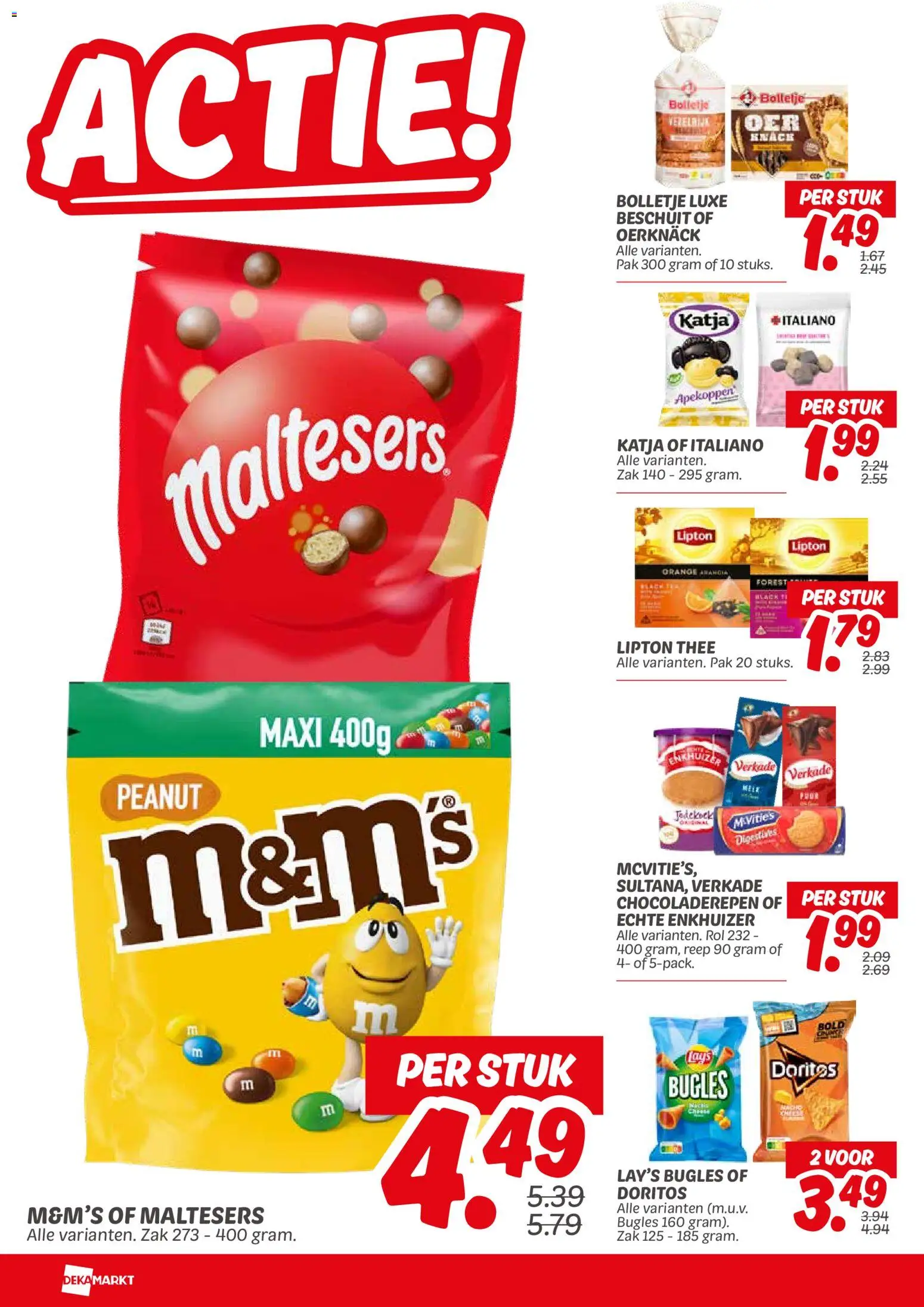 {H1} | Pagina: 16 | Producten: Thee, Zak, Doritos