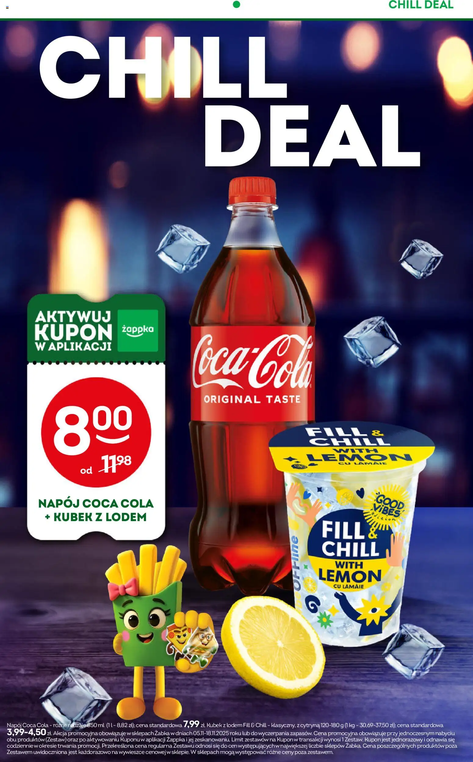 Żabka Gazetka od 05.11.2025 | Strona: 43 | Produkty: Cytryna, Coca cola