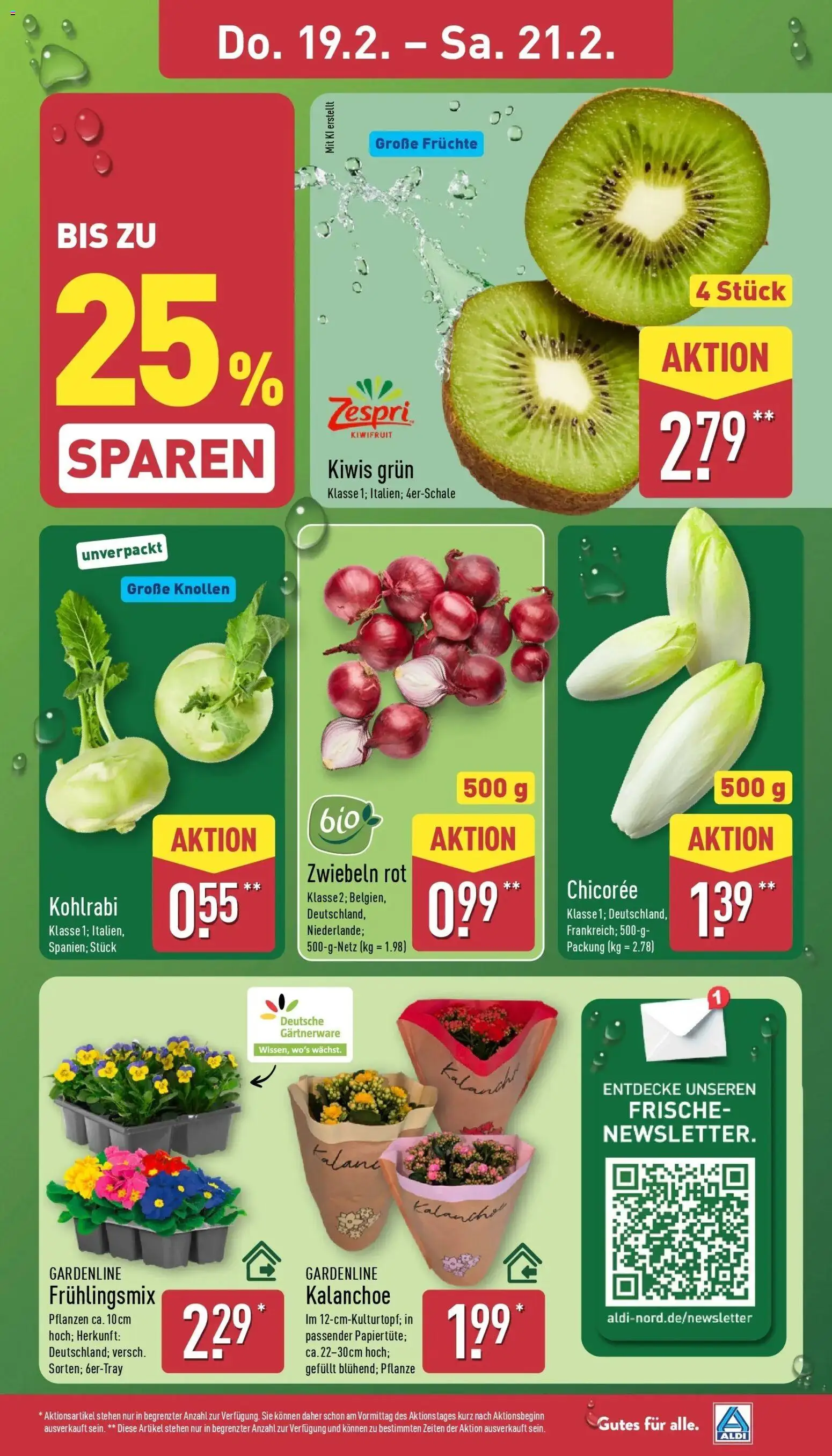 Aldi Wochenangebote – gültig ab 16.02.2026 | Seite: 3 | Produkte: Kohlrabi, Zwiebeln
