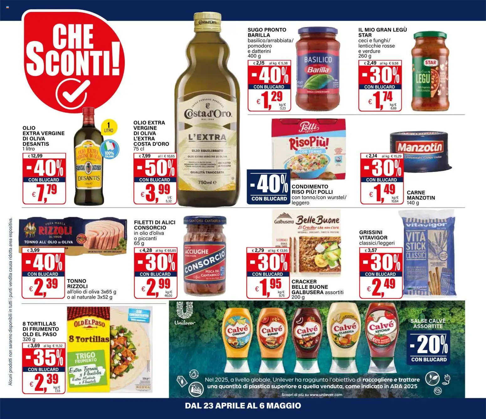 Volantino Il Gigante del 23.04.2026 | Pagina: 8 | Prodotti: Ceci, Lenticchie, Sugo, Alici