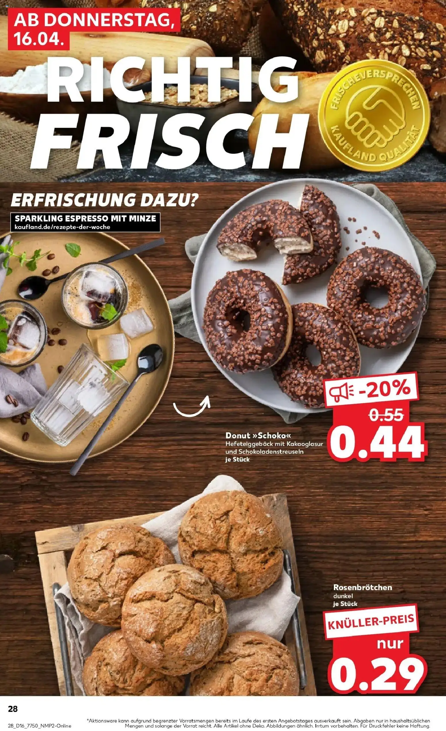 Kaufland Prospekt Bersenbrück	 – gültig ab 16.04.2026 | Seite: 28
