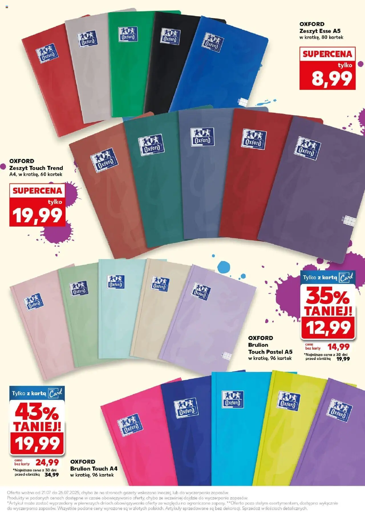 Kaufland gazetka - Do Szkoły Like A Szef od 21.07.2025 | Strona: 11 | Produkty: Karta, Zeszyt