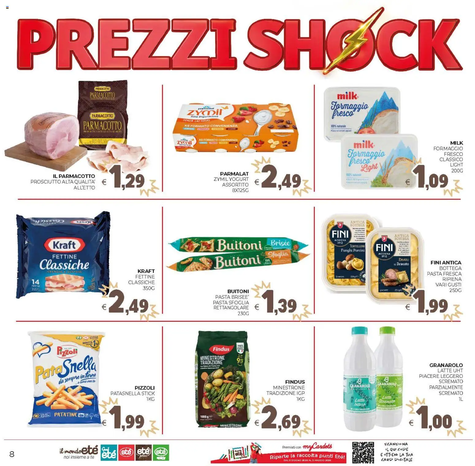 Volantino Eté del 02.12.2025 | Pagina: 8 | Prodotti: Tè, Patatine, Formaggio, Prosciutto