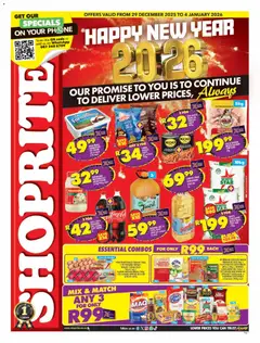 Shoprite specials catalogue – valid from 29.12.2025