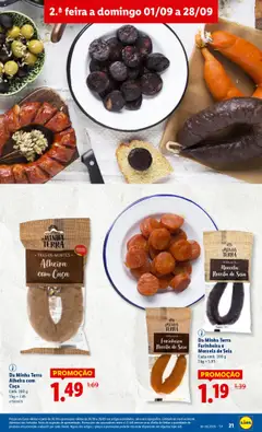 Da Minha Terra Alheira com Caça, Emb. 200 g │ válido de 01.09.2025 | Página: 21 | Produtos: Alheira
