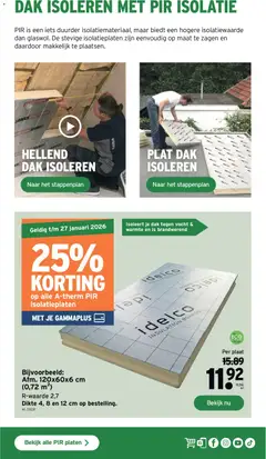 GAMMA - Isolatiespecial - Voorbeeld van een folder van GAMMA, geldig van 17.09.2025 | Pagina: 11 | Producten: Plaat, Platen