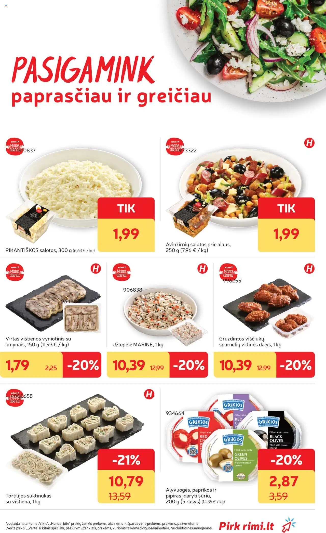 Rimi leidinys│galioja nuo 17.06.2025 | Puslapis: 11 | Prekių: Salotos, Užtepėlė, Vištienos