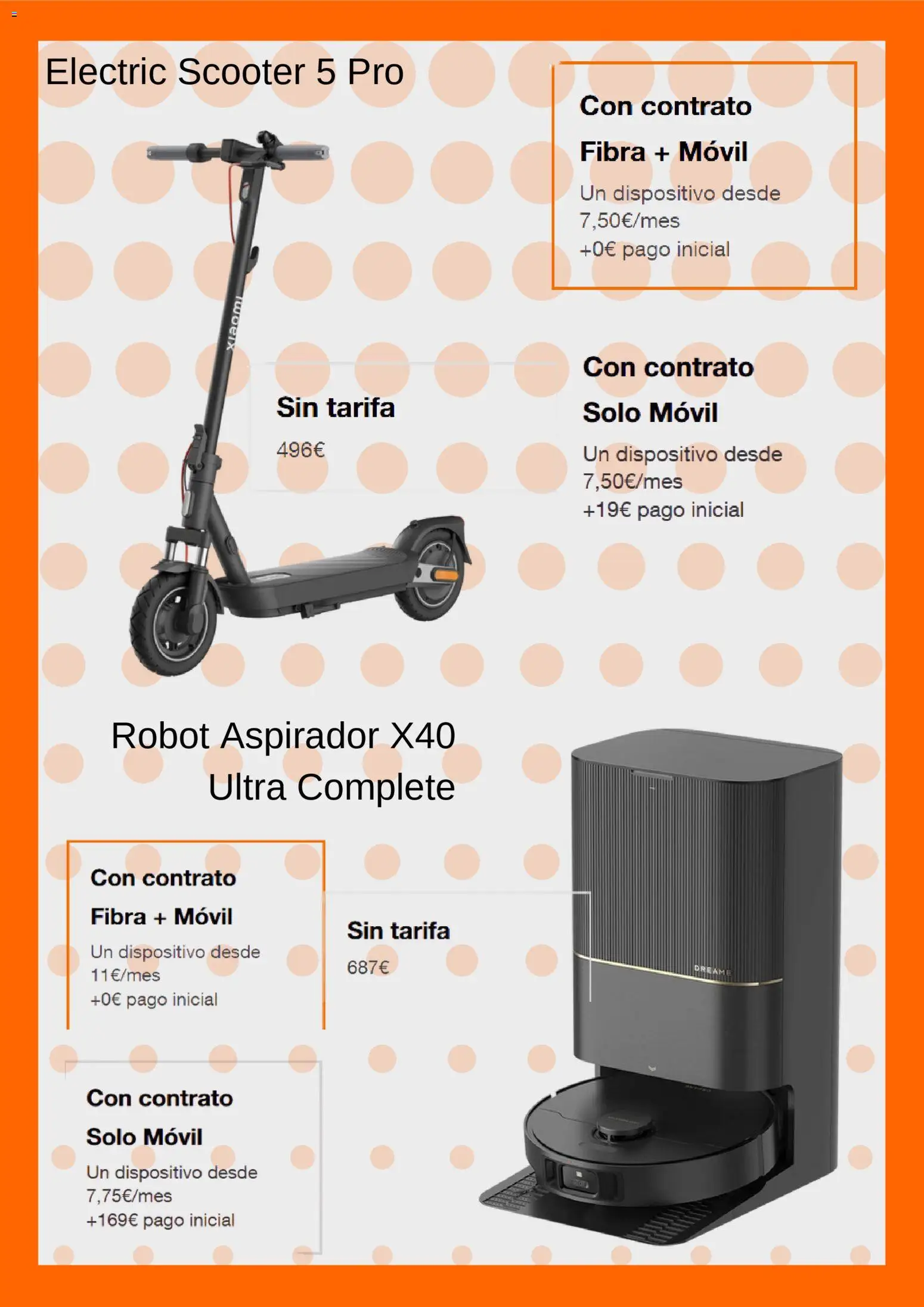 Orange Black Friday │ válido desde el 03.11.2025 | Página: 5 | Productos: Robot, Aspirador