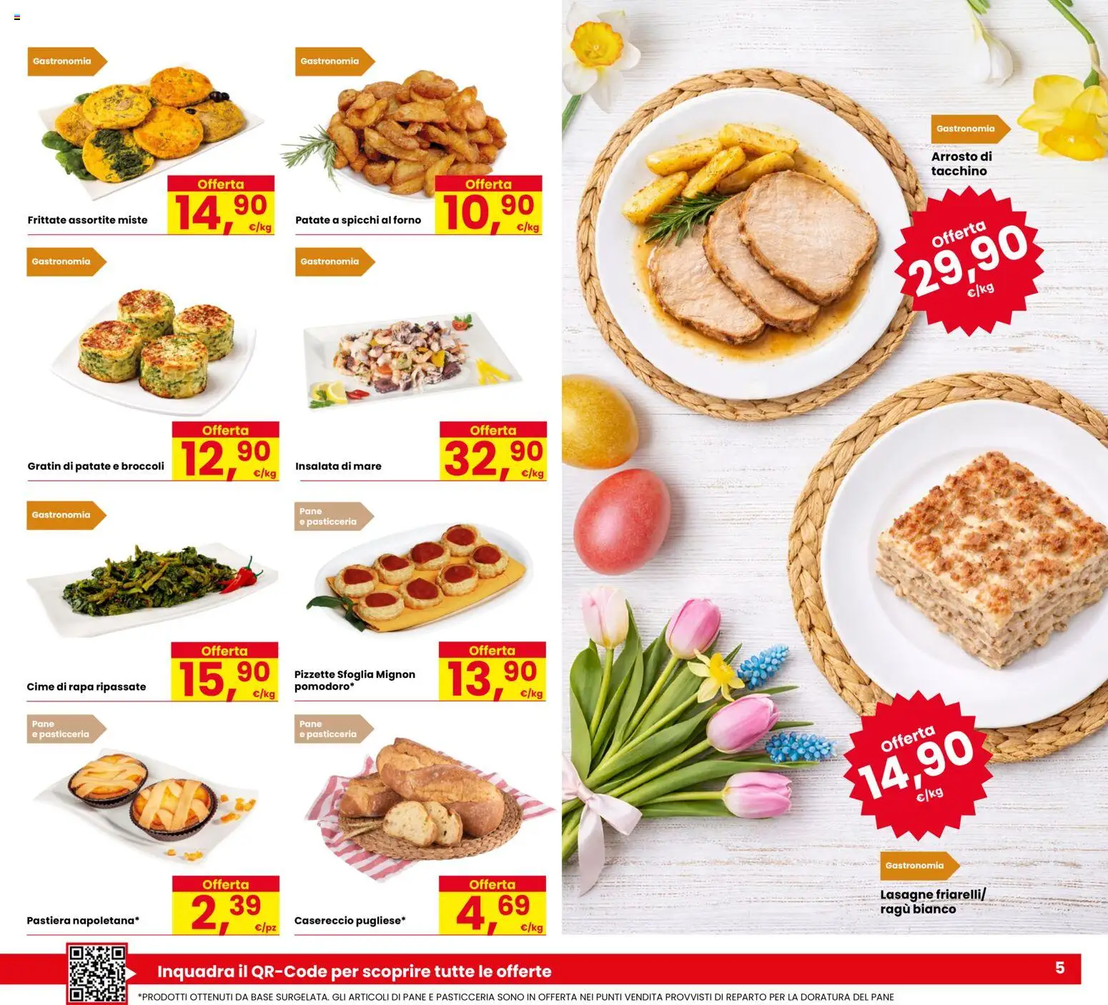 Volantino Despar del 26.03.2026 | Pagina: 5 | Prodotti: Pane, Insalata, Broccoli, Forno