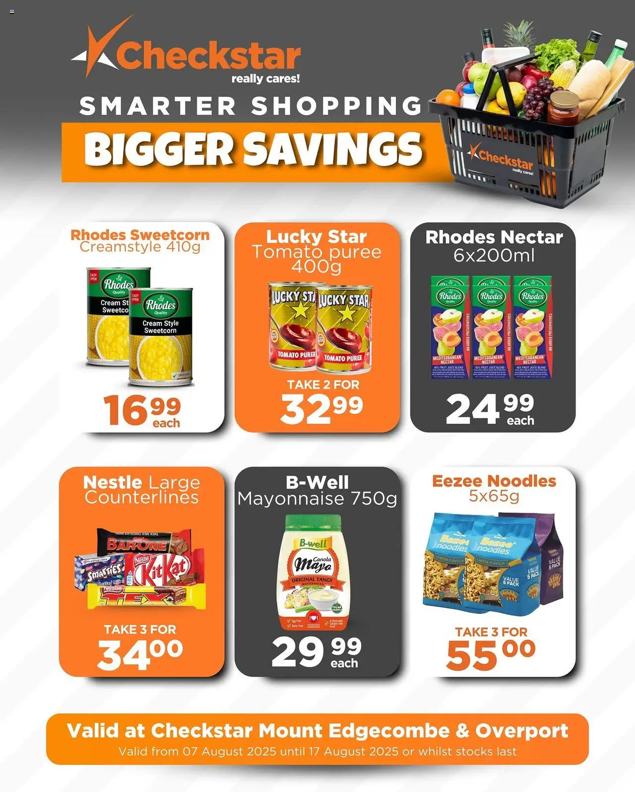 Check Star Specials Mount Edgecombe and Overport │ valid from 07.08.2025 | Page: 14 | Products: Cheese, Cream, Fruit, Mayonnaise