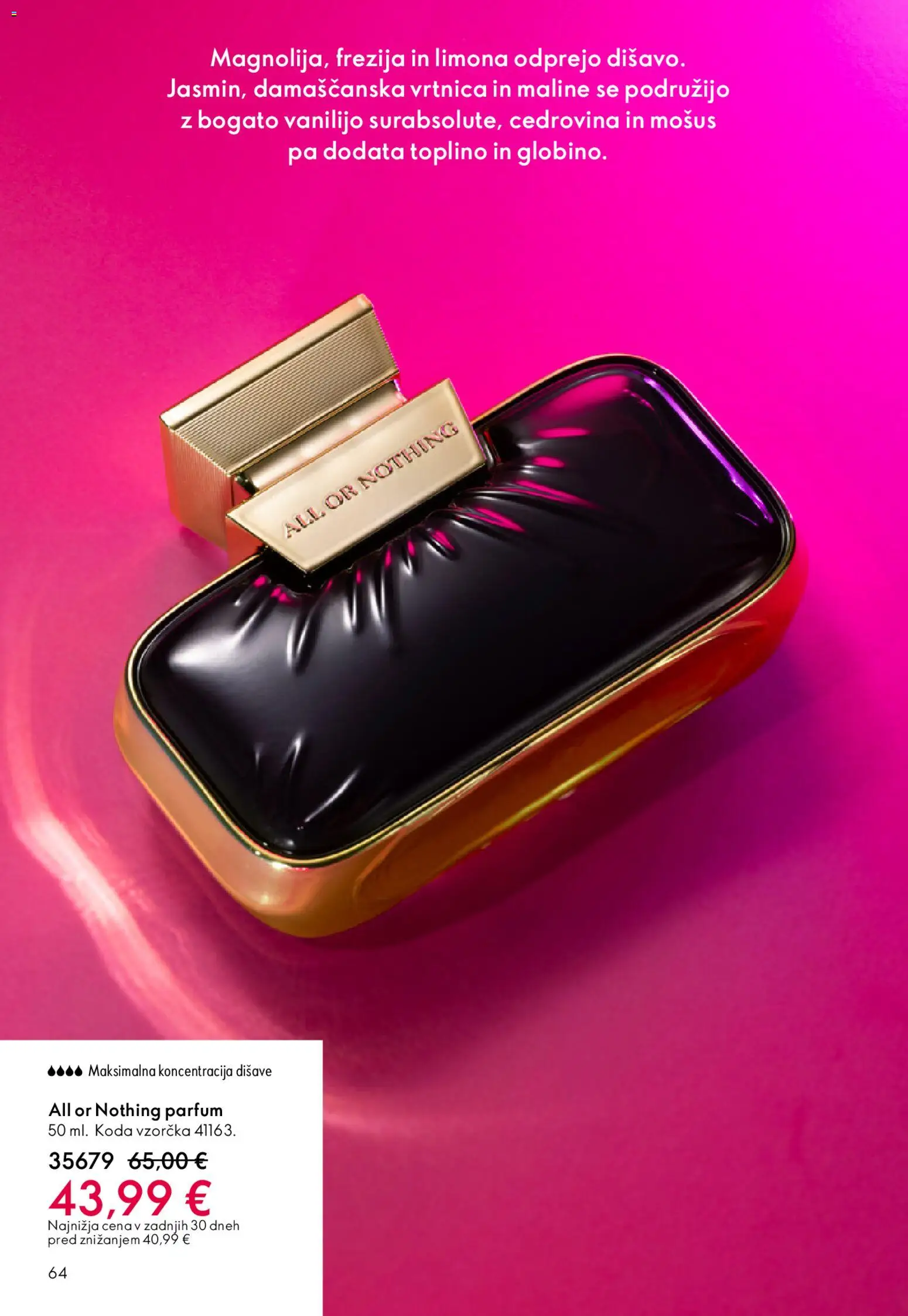 Novi Oriflame katalog ponudbe – veljaven od 22.04.2026 | Stran: 64 | Izdelki: Parfum, Maline, Limona