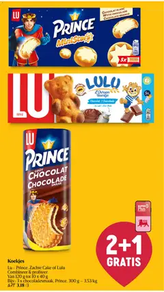 Prince Goût Chocolat Chocolade Smaak, Chocolate flavored cookies - Voorbeeld van een folder van Delhaize, geldig van 29.01.2026 | Pagina: 30