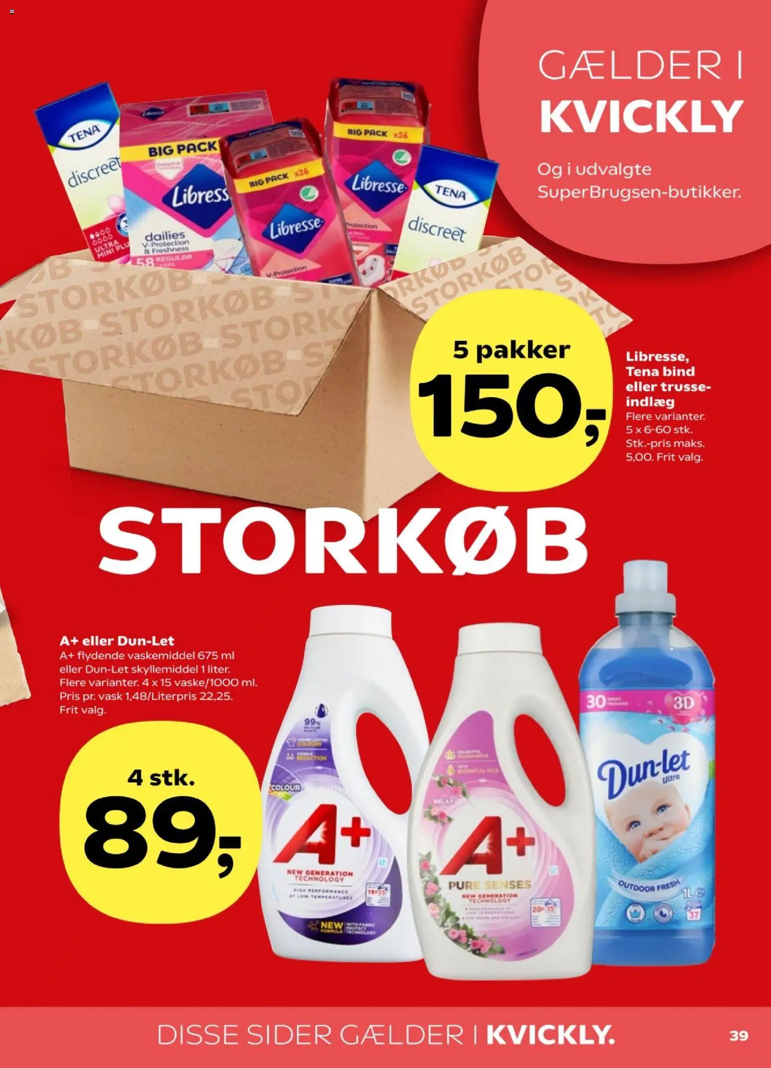 Kvickly tilbudsavis – gyldig fra 01.01.2026 | Side: 41 | Produkter: Skyllemiddel