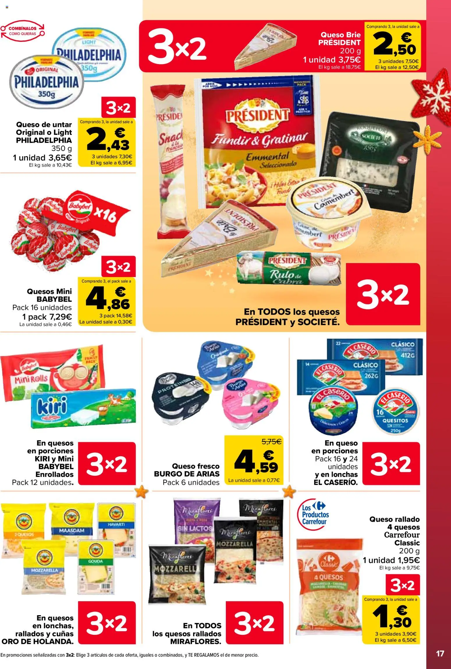 Carrefour folleto │ válido desde el 25.11.2025 | Página: 19 | Productos: Queso, Queso fresco, Queso rallado, Té