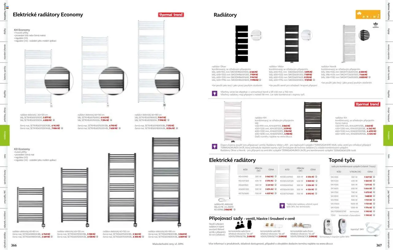 Siko koupelny katalog Koupelny 2025/2026 od 14.10.2025 | Strana: 184 | Produkty: Wc, Radiátor