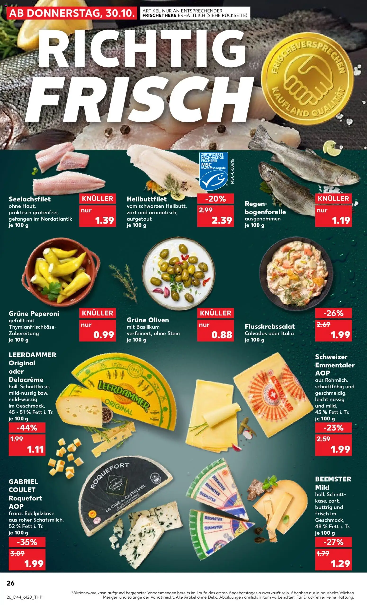 Kaufland prospekt Bremen	 – gültig ab 30.10.2025 | Seite: 26 | Produkte: Leerdammer