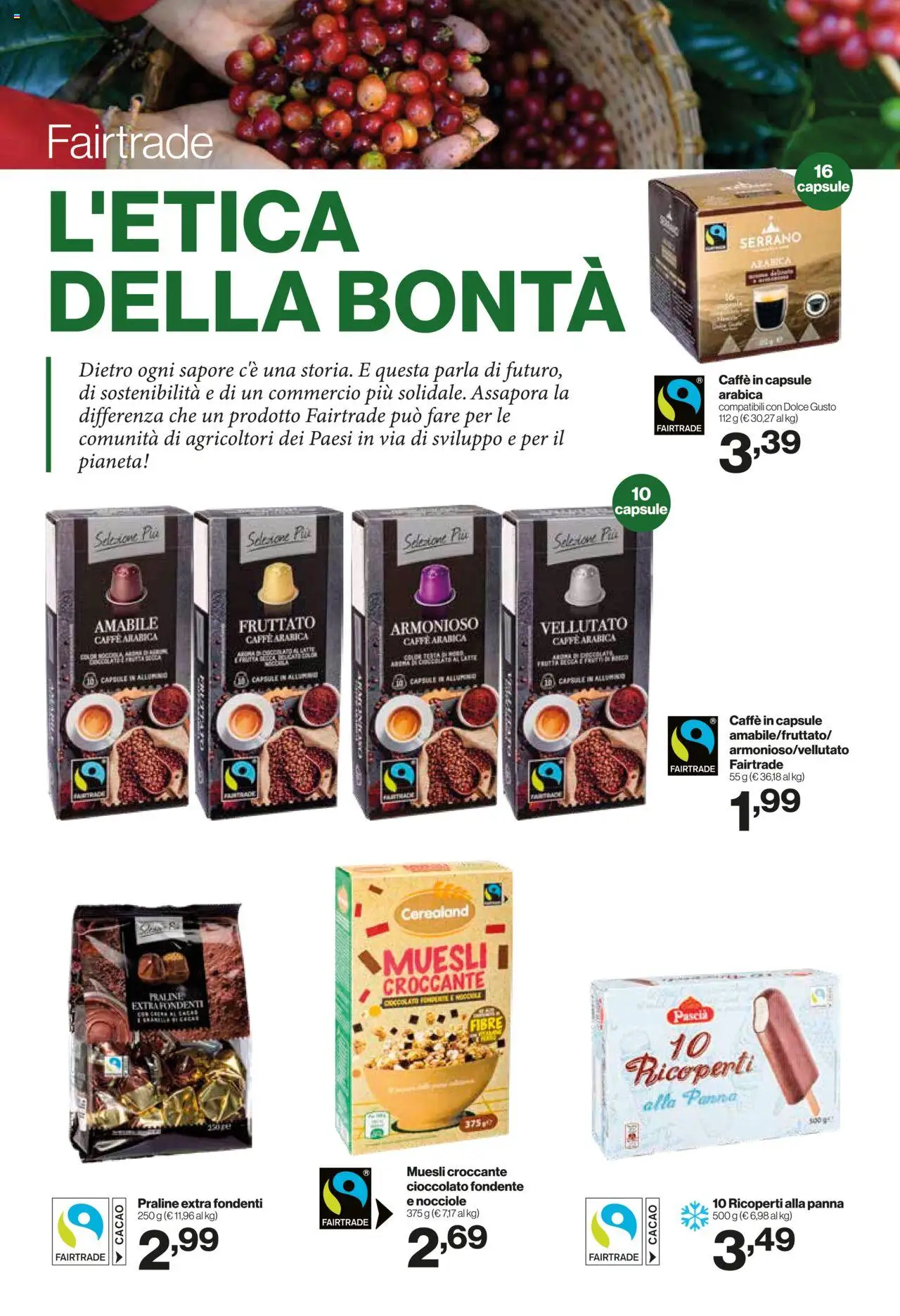 Volantino IN's del 22.10.2025 | Pagina: 15 | Prodotti: Muesli, Caffè, Panna, Nocciole