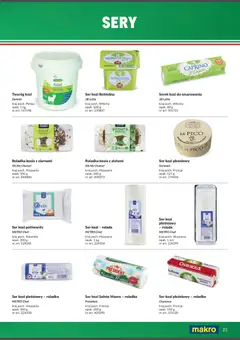 Pogląd oferty "Makro Gazetka - Italia" - ważna od 01.02.2026 | Strona: 21 | Produkty: Ser kozi, Serek, Rolada, Twaróg