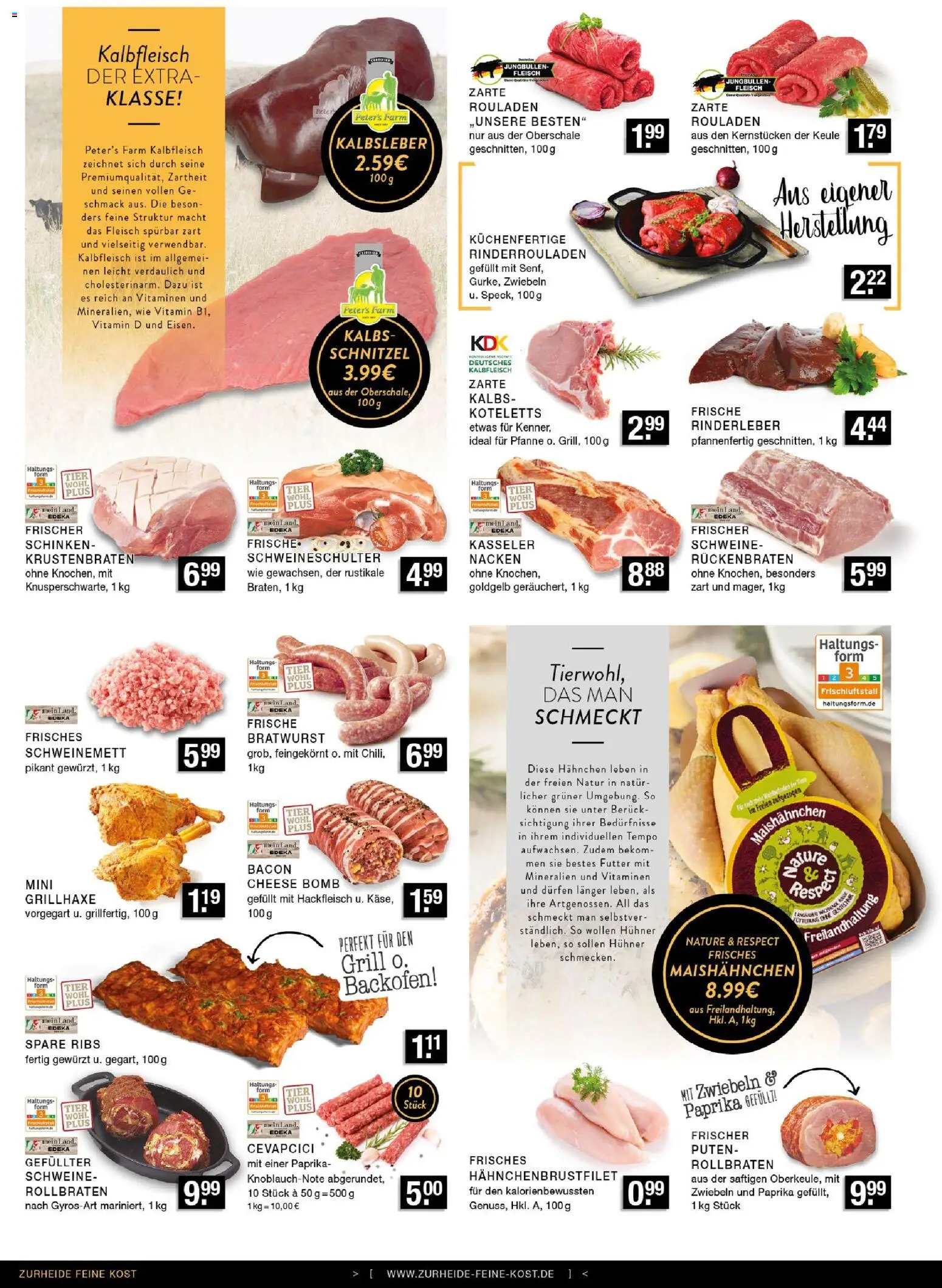 Edeka Zurheide Prospekt 	 – gültig ab 02.03.2026 | Seite: 2 | Produkte: Spare ribs, Schnitzel, Backofen, Schinken