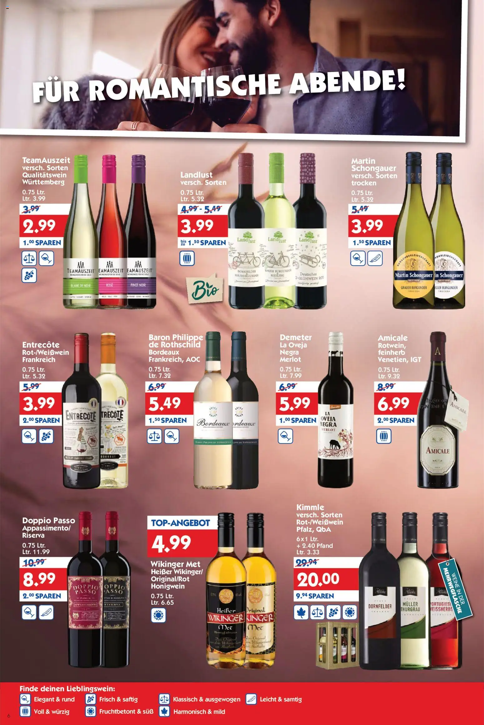 HOL’AB! Prospekt 	 – gültig ab 17.11.2025 | Seite: 6 | Produkte: Merlot, Entrecote, Doppio Passo