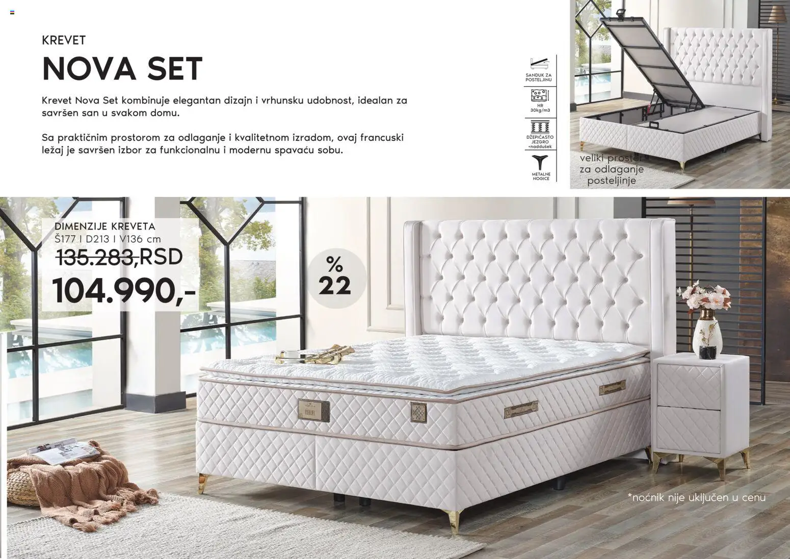 Vitorog katalog - važi od 05.11.2025 | Strana: 21 | Proizvode: Krevet