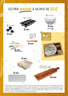 E.Leclerc - Prévisualisation de E.Leclerc - Guide collection veralec fin d'annee 2025 valide à partir de 02.12.2025 | Page: 9 | Produits: Planche à découper, Porcelaine, Pain, Camembert
