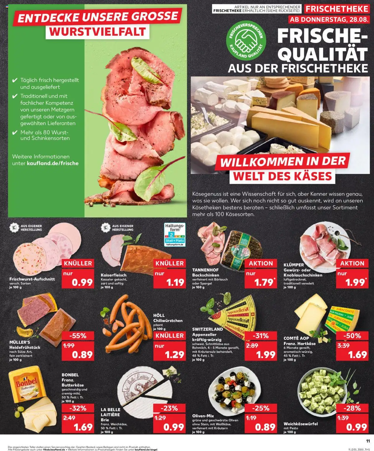 Kaufland prospekt Berlin	 - gültig ab dem 28.08.2025 | Seite: 11 | Produkte: Jura, Spargel, Wurst