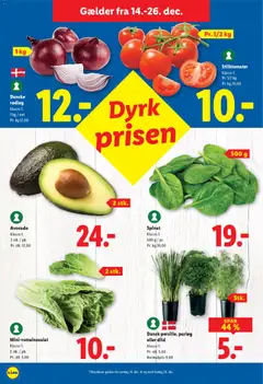 Lidl - Julepriser gyldig fra 18.12.2025 | Side: 20 | Produkter: Purløg, Dild, Avocado, Spinat