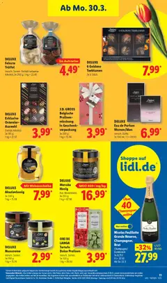 Lidl Prospekt ab 30.03.2026 gültig | Seite: 23 | Produkte: Parfüm, Pistazien, Creme, Tee