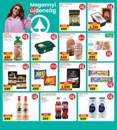 Interspar Akciós újság - amely érvényes a következő dátumtól: 24.10.2025 | Oldal: 4 | Termékek: Waffelini, Kávé, Tusfürdő, Száraztészta