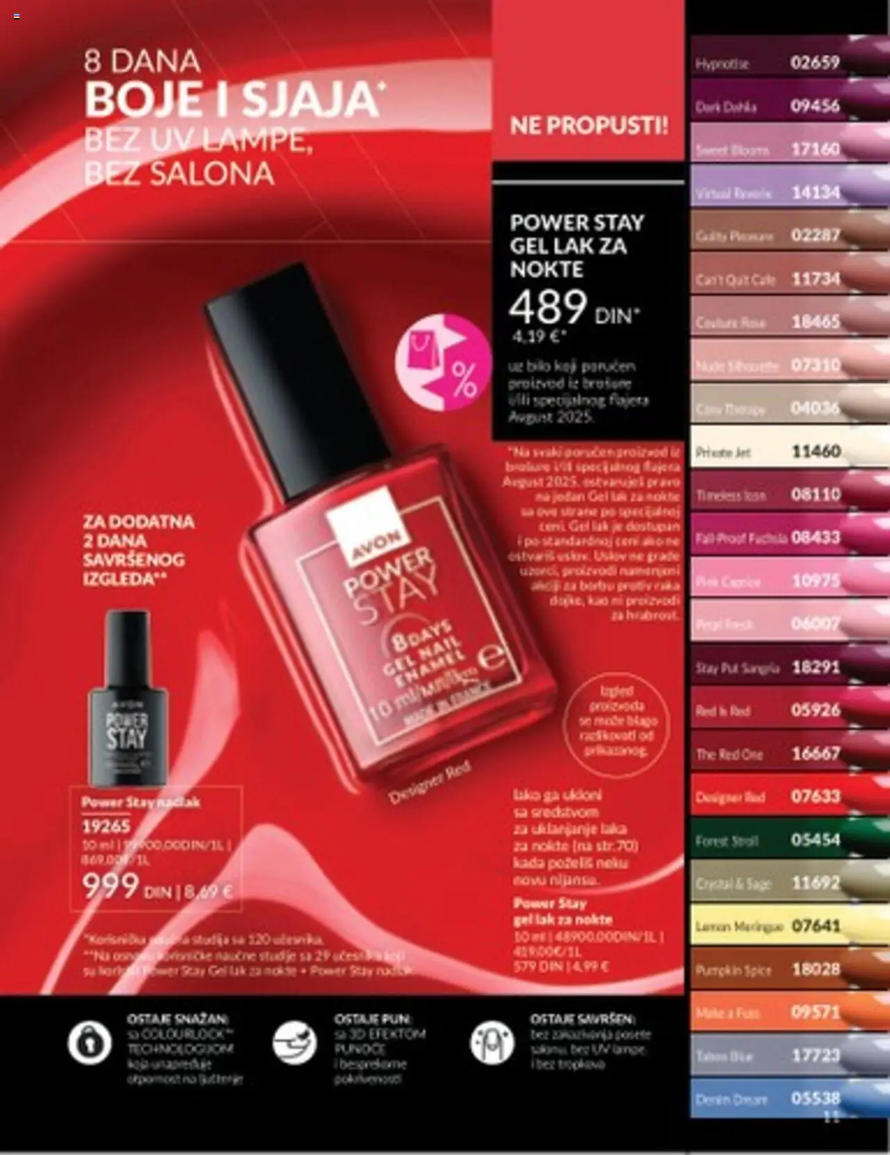 AVON katalog - važi od 01.08.2025 | Strana: 11 | Proizvode: So, Lak za nokte