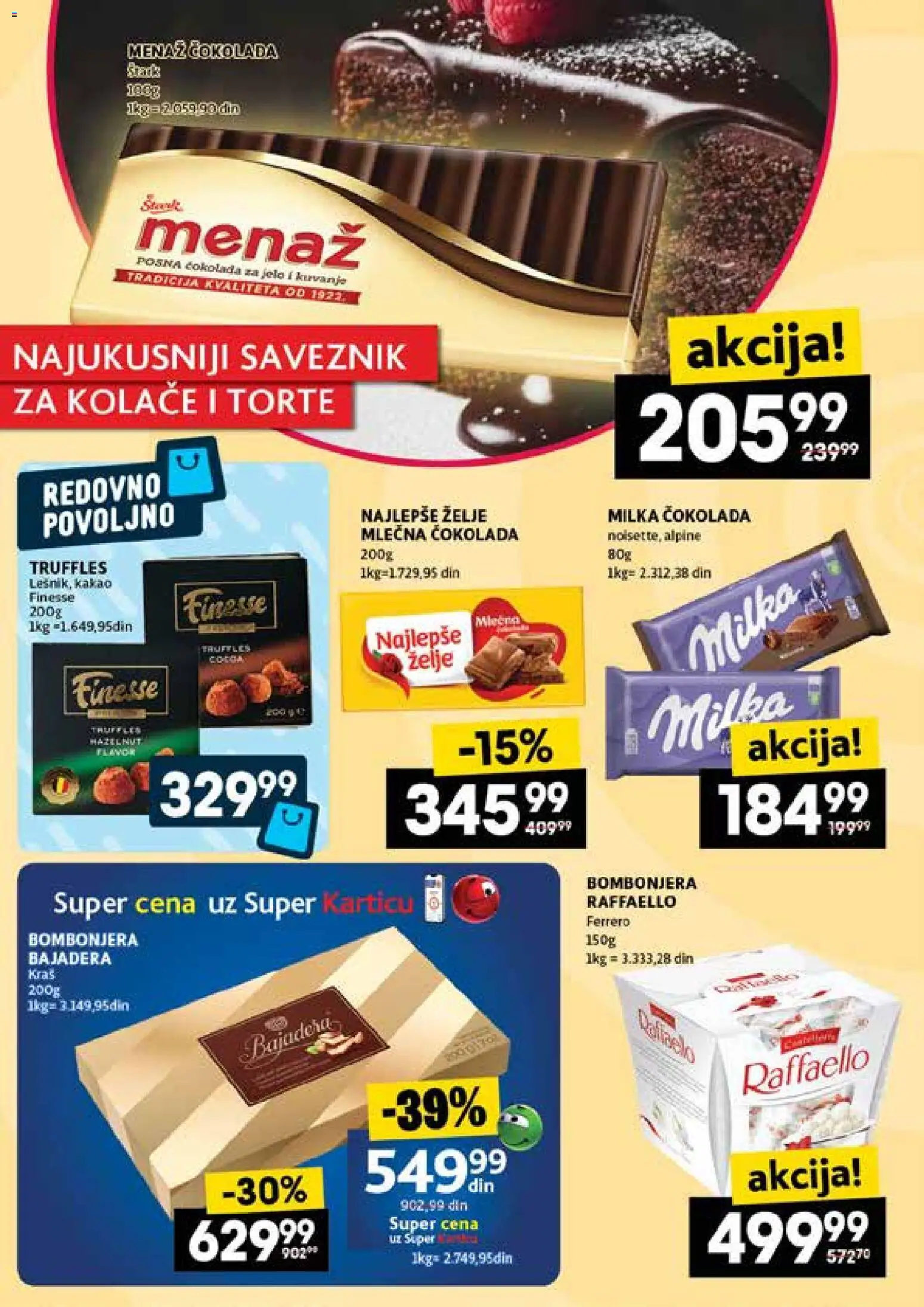 Roda katalog - važi od 15.01.2026 | Strana: 22 | Proizvode: Raffaello, Bombonjera, Čokolada, Ferrero