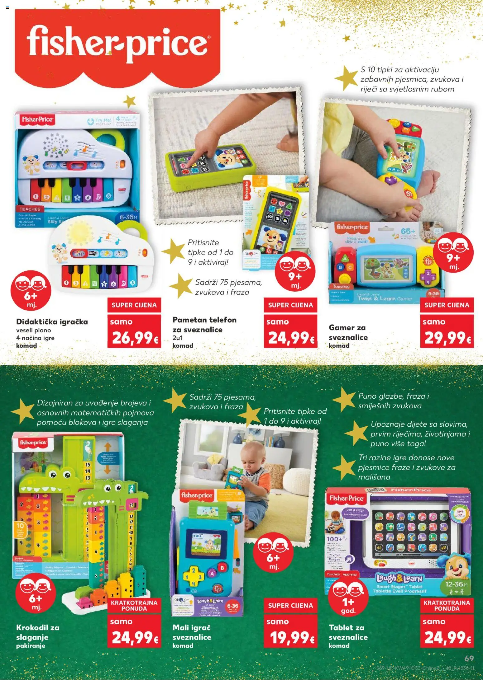 Kaufland katalog | vrijedi od 01.12.2025 | Stranica: 69 | Proizvodi: Pritisnite, Tablet, Telefon, Igrač