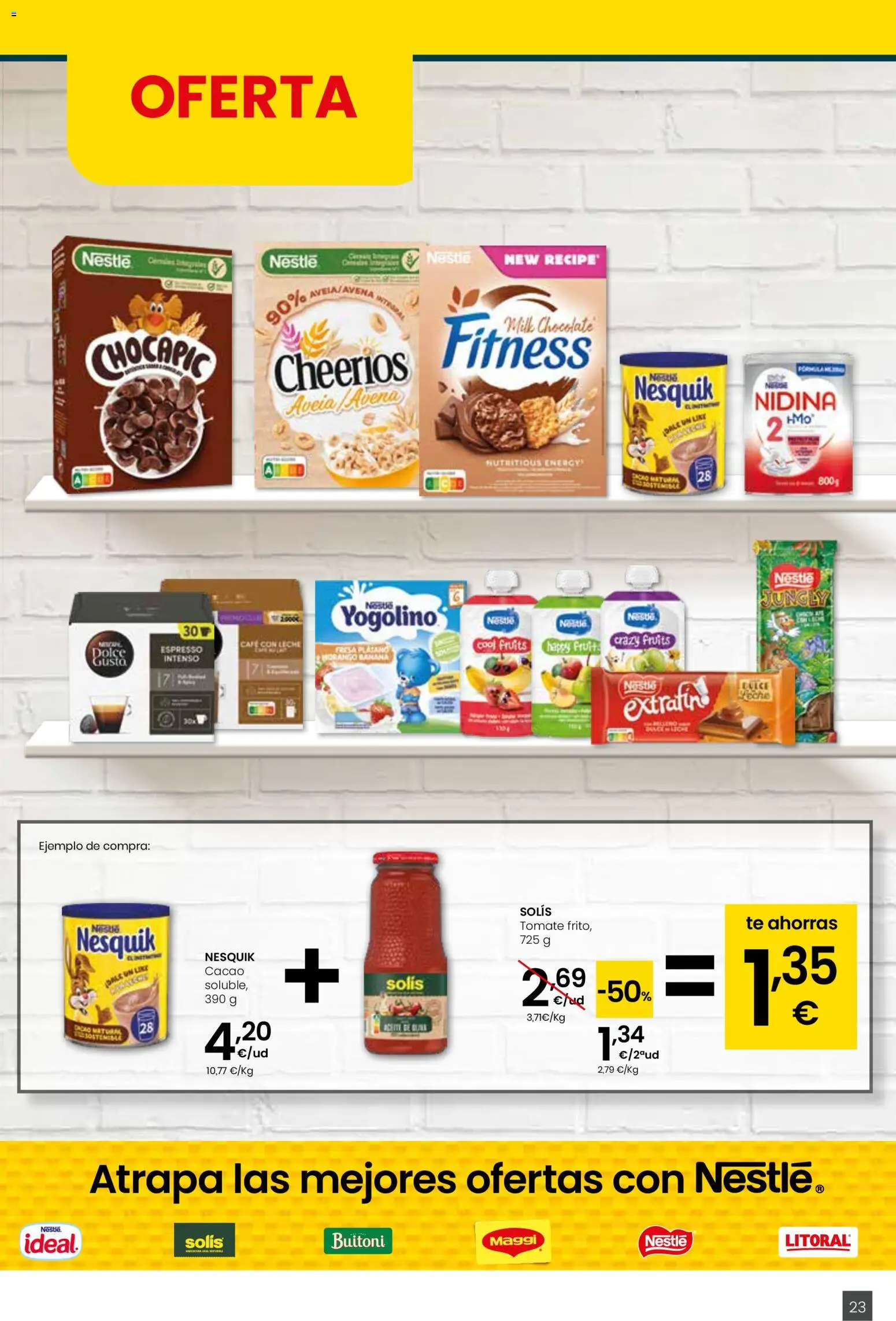 Eroski - Quieres ahorrar conmigo Center │ válido desde el 26.03.2026 | Página: 23 | Productos: Café con leche, Leche, Café, Φρυγανιές σικάλεως