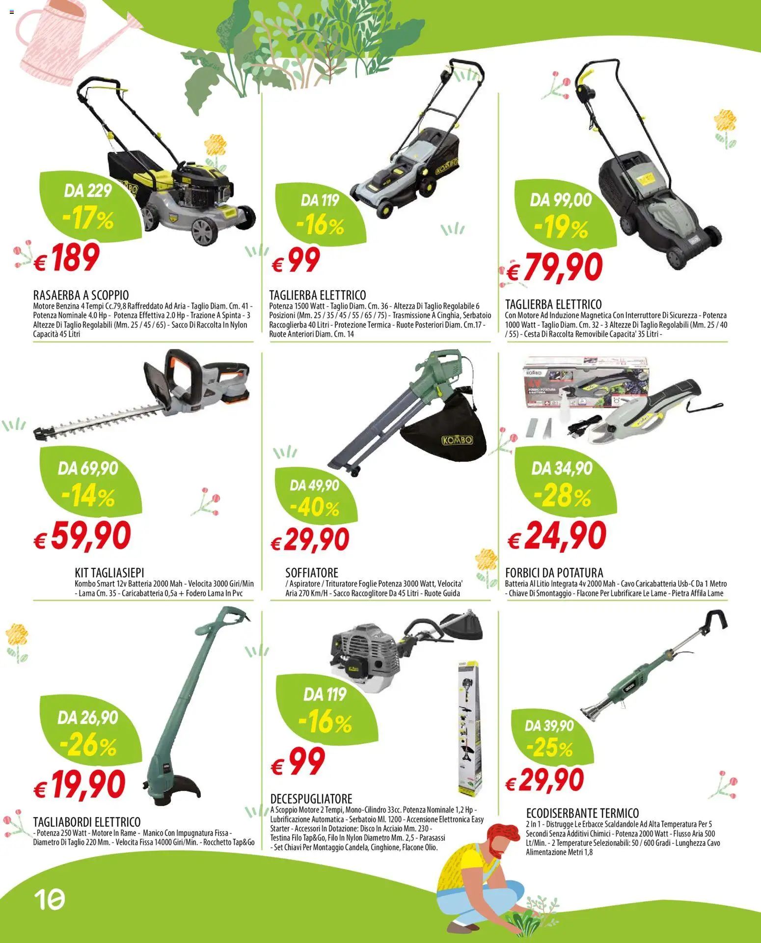 Volantino Galassia del 12.03.2026 | Pagina: 10 | Prodotti: Decespugliatore, Disco, Trituratore, Batteria