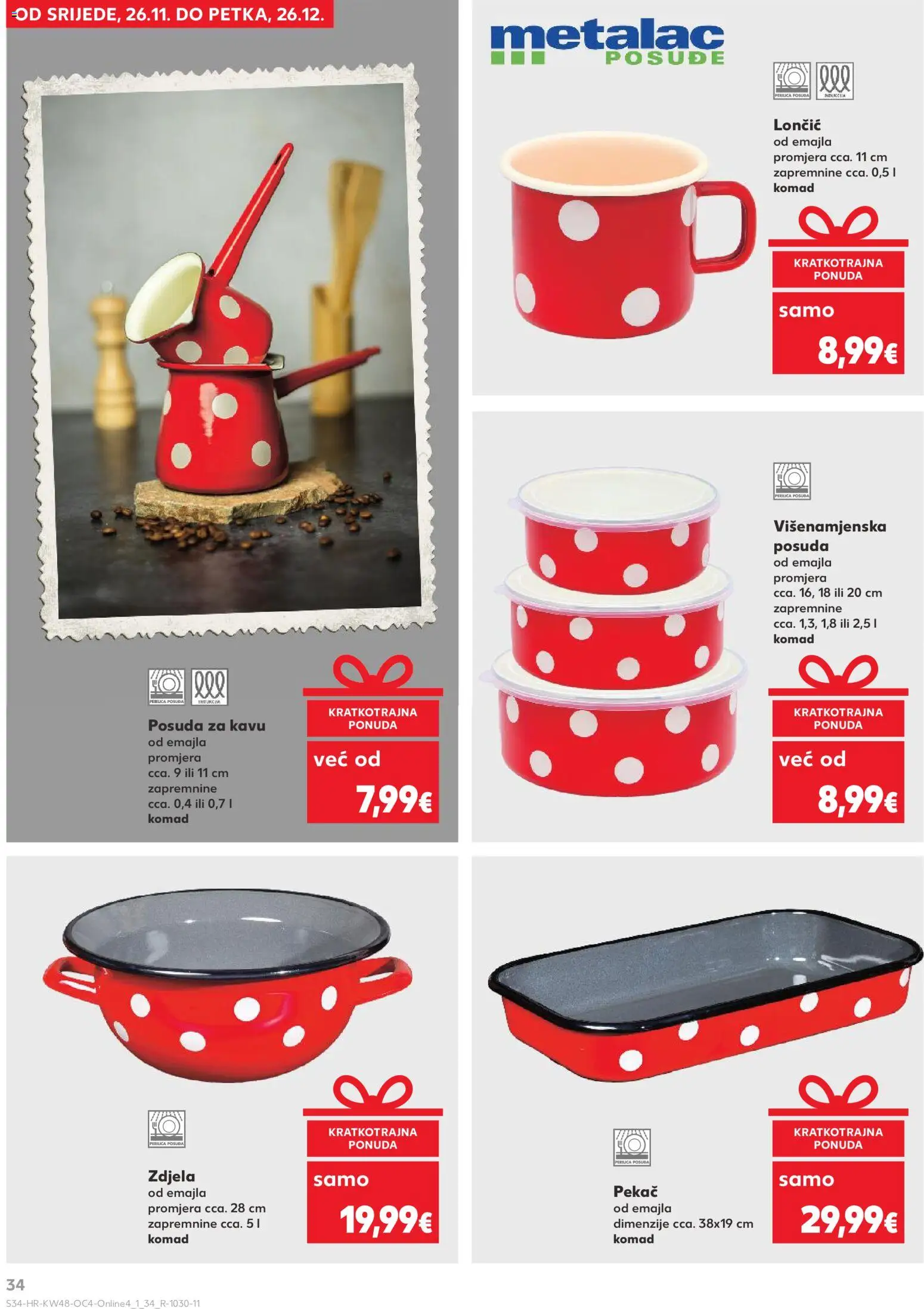 Kaufland katalog | vrijedi od 26.11.2025 | Stranica: 34 | Proizvodi: Perilica posuđa, Pan, Zdjela