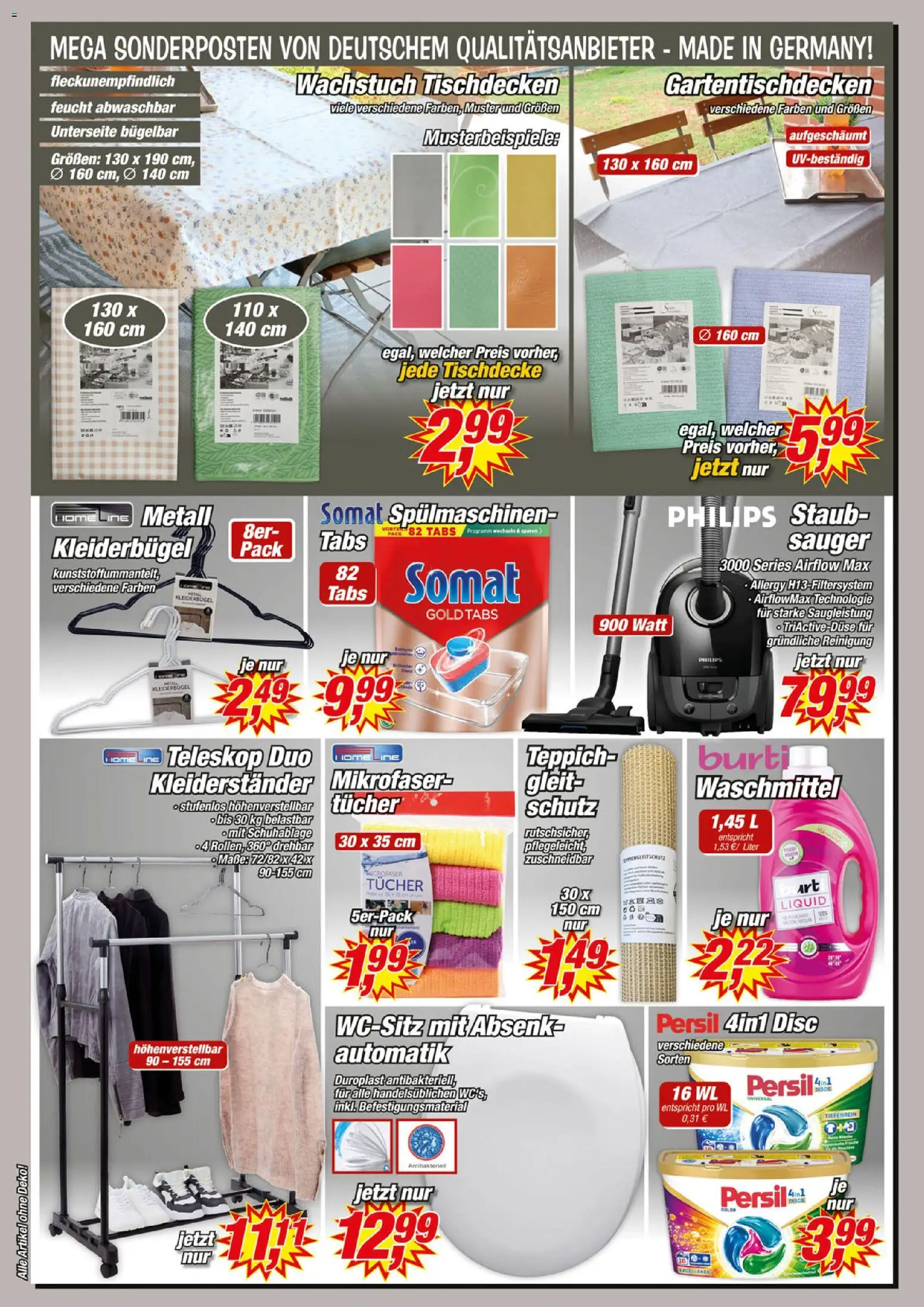 Posten Börse Prospekt – gültig ab 07.03.2026 | Seite: 6 | Produkte: Philips, Teppich, Kleiderbügel, Persil