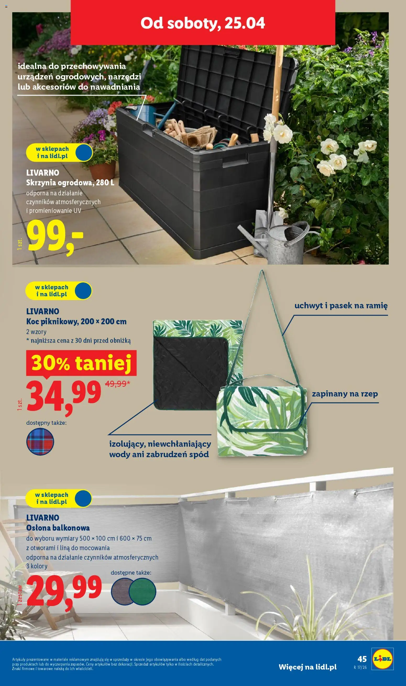 Lidl Polsko katalog od 20.04.2026 | Strana: 59 | Produkty: Lina