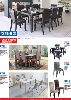 OK Furniture - Zambia Specials │ valid from 21.07.2025 | Page: 4 | Products: Stool, Chair