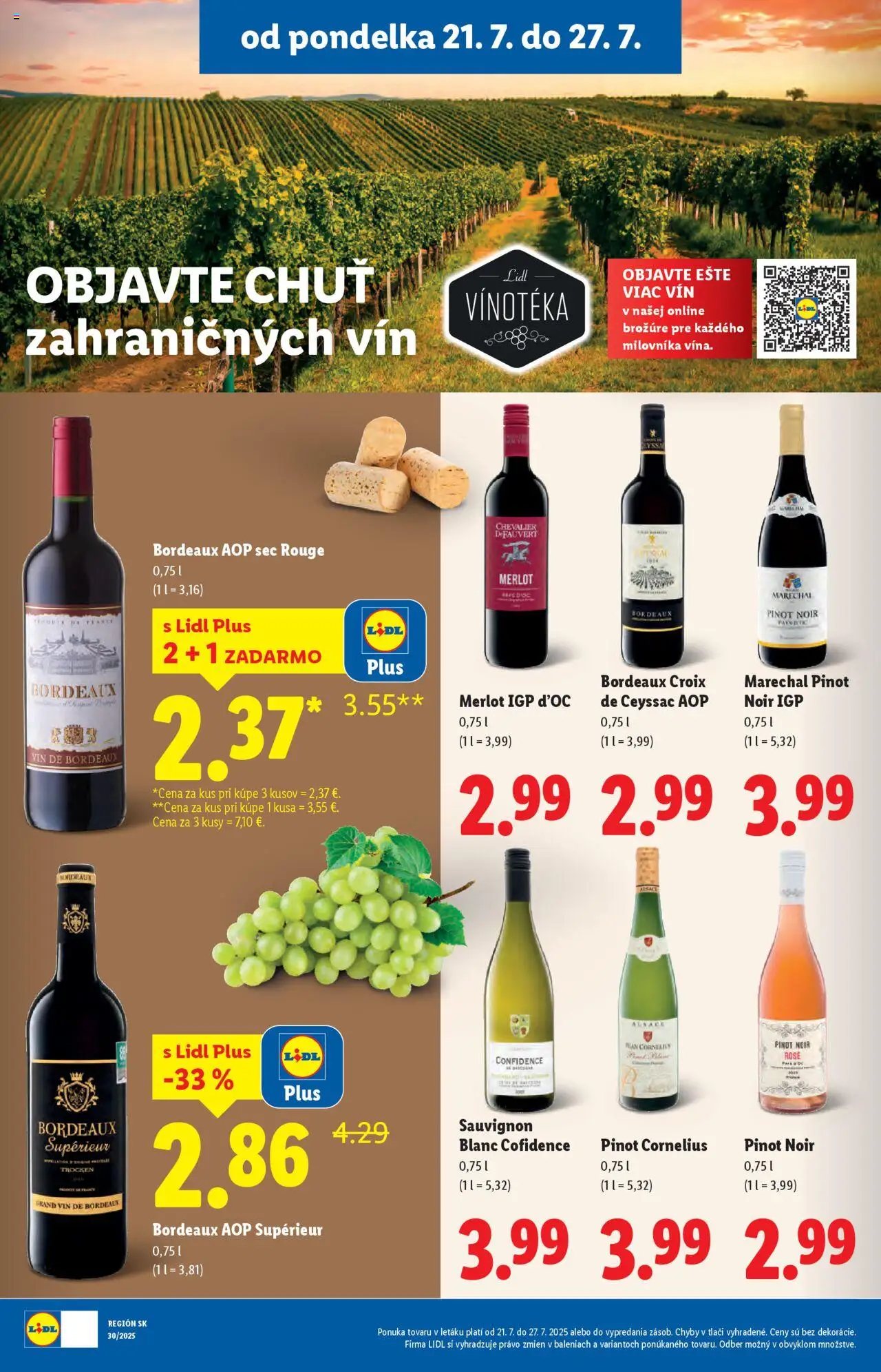 Lidl leták │ platný od 21.07.2025 | Strana: 39 | Produkty: Vinotéka