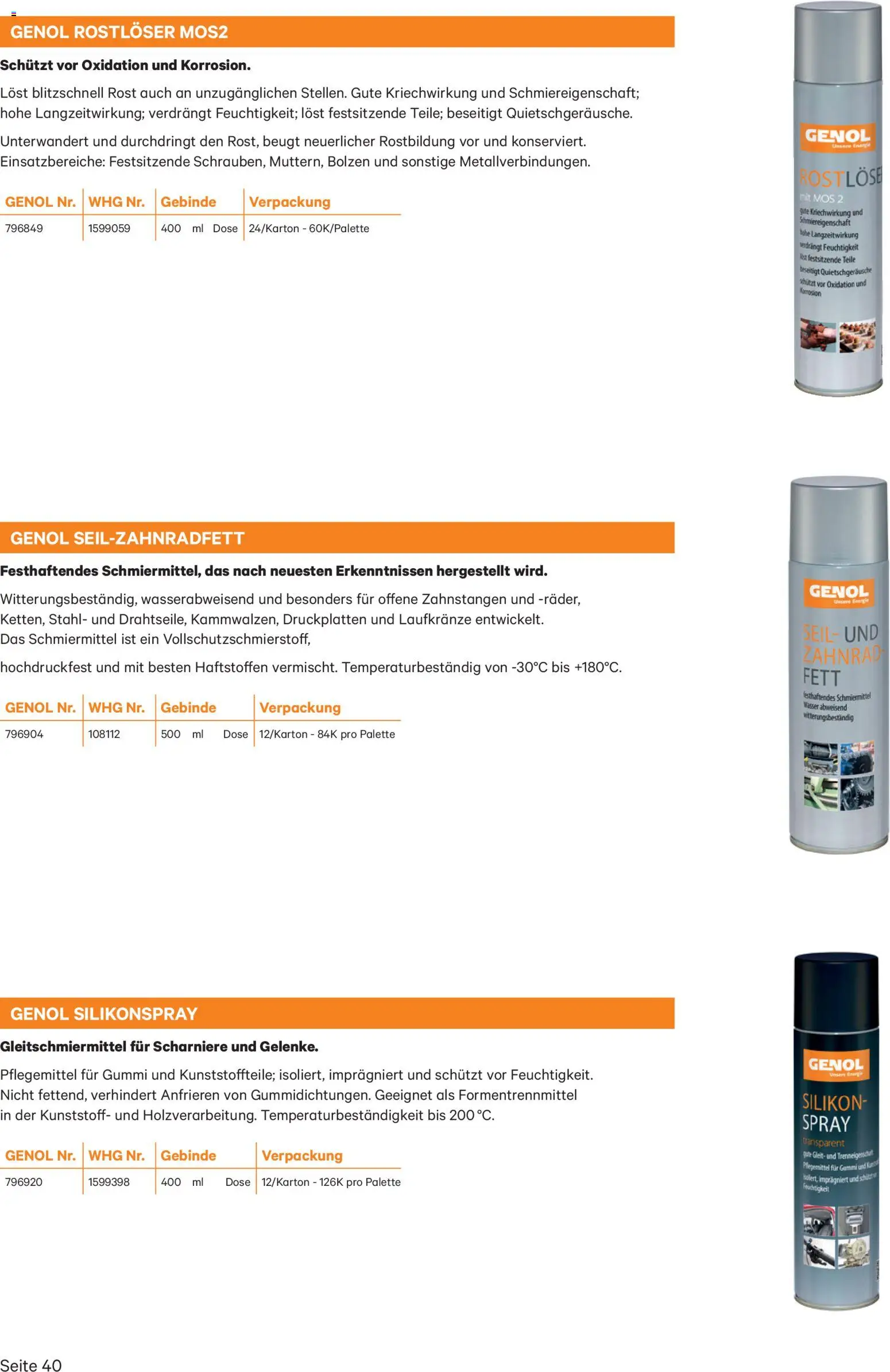 Lagerhaus Genol - Produkt- übersicht gültig ab 03.12.2025 | Seite: 40 | Produkte: Wasser