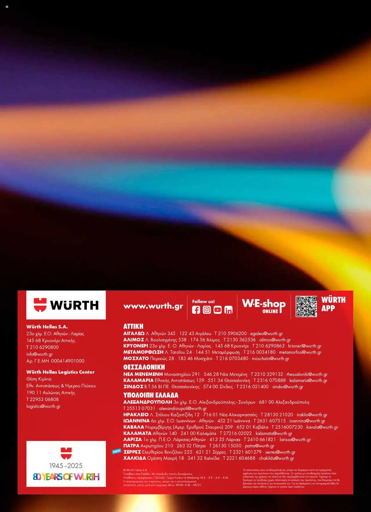 WURTH - Φλόγιστρα – σε ισχύ από 01.10.2025 | Σελίδα: 4