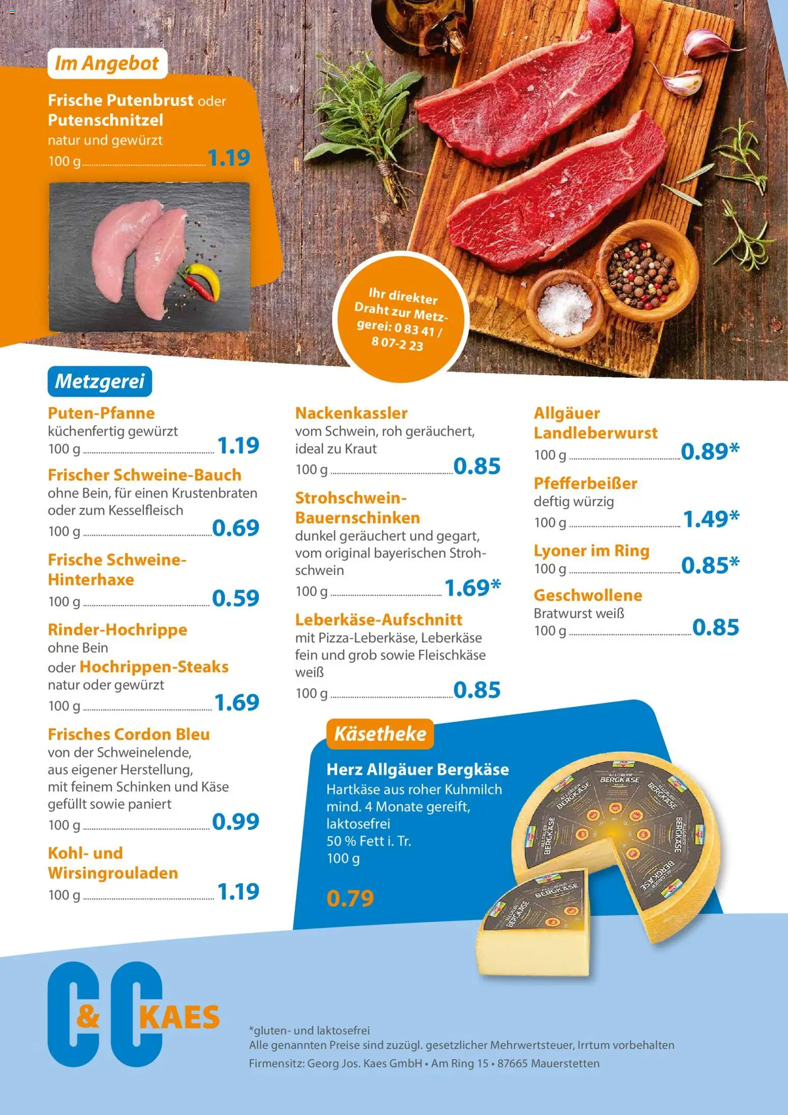 C&C Prospekt – gültig ab 12.01.2026 | Seite: 4 | Produkte: Schweinebauch, Krustenbraten, Kraut, Schinken