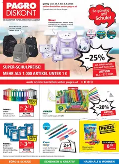 Vorschau von dem Prospekt - Pagro-Diskont Flugblatt gültig ab 24.07.2025