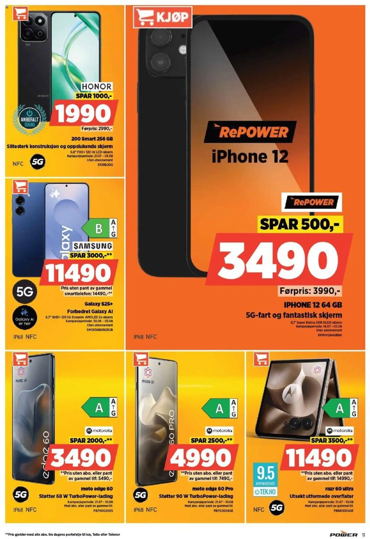  | Side: 11 | Produkter: Smarttelefon, Skjerm