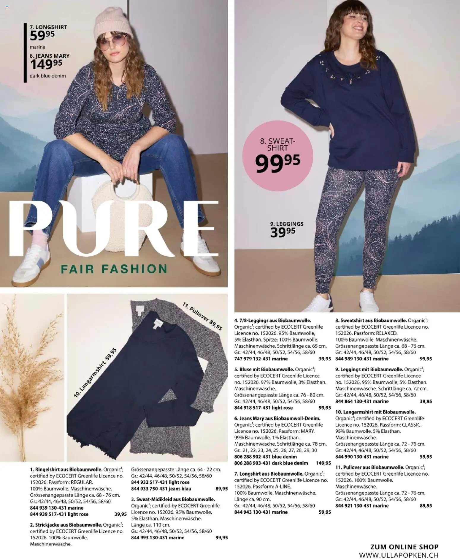 Ulla Popken akciós ujság - amely érvényes a következő dátumtól: 03.12.2025 | Oldal: 53 | Termékek: Leggings